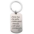 thumbnail image 3 of KeyChain Family Gifts Mother Father Daughter Necklace Key Chain Pendant, 3 of 5