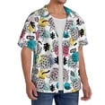 thumbnail image 2 of Sikiie Turtle Men's Wrinkle Free Untucked Cuban Shirt Business Casual Button Down Shirts Short Sleeve ShirtSmall, 2 of 5
