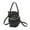 Black, variant on Stylish Black PU Leather 3D Owl Embossed Handbag Versatile Shoulder Bag For Women Punk Aesthetic Crossbody Purse