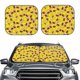 thumbnail image 2 of Balery Duck with Star Sunglasses Parasol para parabrisas de coche de 2 piezas | Parasol plegable para parabrisas delantero de coche para la mayoría de sedanes-Medium, 2 of 6