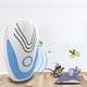 thumbnail image 1 of Repelente de ratones de alta potencia, onda ultrasónica, silencioso, bajo consumo de energía, repelente de ratones electrónico para el hogar, oficina, enchufe estadounidense azul claro, 1 of 5