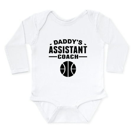 

CafePress - Daddys Assistant Basketball Coach Body Suit - Long Sleeve Infant Bodysuit