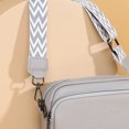 thumbnail image 3 of Bolso Bandolera Cuero Genuino para Mujer Hombro Fin Semana (gris), 3 of 9