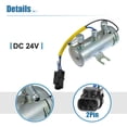 thumbnail image 4 of Unique Bargains 1 Set 24V Universal Auto Electric Fuel Pump Replacement Durable Silver Tone, 4 of 8