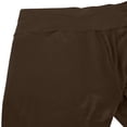 thumbnail image 6 of CQONEPT Womens Fleece Yoga Pants High Waist Straight Leg Leggings Lounge Butt Lifting Warm Outdoor Pant Brown S, 6 of 6