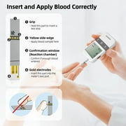 Metene 100 Count Test Strips, Use with AGM-513S Blood Glucose Monitor Only