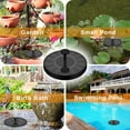 thumbnail image 3 of Fuente de baño solar para pájaros, fuente de agua con forma de colibrí con cubierta de vidrio y energía solar para decoración de jardín, bomba para fuente de baño para pájaros al aire libre, mejore, 3 of 7