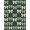 Green, Pattern 1, variant on ODIKA 4'x6' Machine Washable Non-Slip Area Rug, Coquette Dark Green High Traffic Rug, Green, 1175956