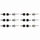thumbnail image 1 of 6X Zinc Cerradura de La Leva del Armario del Armario del CajÓN del BuzÓN del Gabinete del Escritorio de La Computadora de La AleaciÓN Con Las Llaves, Plata, 1 of 5