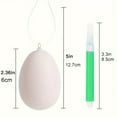 thumbnail image 3 of Gmogad 24pc Graffiti Easter Eggs, Unfinished DIY Easter Egg Decoration Set, White Kids Toys for Crafting and Painting, Fun Easter Activity Kit for Children’s Creative Projects, 3 of 9