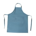 thumbnail image 1 of Delantal de cocina, delantal de barbacoa, delantal de chef, delantal impermeable con pechera, delantal de lavandería para comedor Azul, 1 of 9