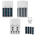 thumbnail image 6 of Samson Expedition XP106wDE Rechargeable Portable PA with Headset Wireless System and Bluetooth + Mic Sanitizer + Stereo Interconnect Cable + 4 AA Batteries & White Charger - Top Value Bundle, 6 of 7