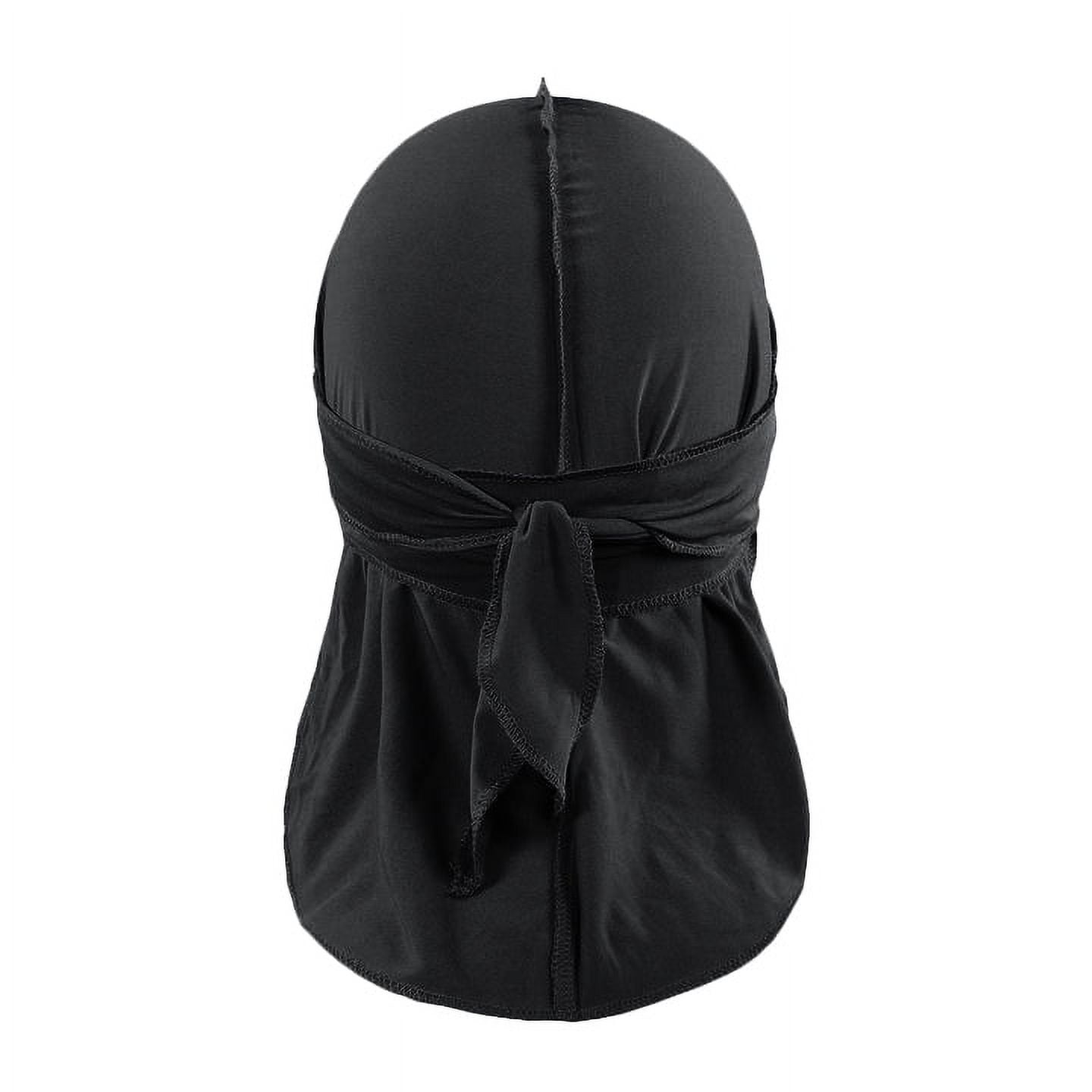 Boné Durags ajustável de cetim de seda Durag boné unissex Doo Rag Biker  Smooth para cabeça Wrap Premium Designer Doo Rag Danc