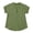 Green, variant on Kids Girls Linen Henley Shirts Short Sleeve V Neck T Shirt Girl Summer School 𝐔niform Button Down Lightweight Undershirts