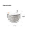thumbnail image 5 of Large Capacity Food Processor for Slicing Vegetables and Drying Salad Home Kitchens Featurings Visual Designs, 5 of 9