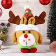 thumbnail image 4 of Gibobby Fiestas Adornos de Navidad Sentado Plump Santa Muñeco de nieve Muñeco de peluche Decoraciones de Navidad Árbol de Navidad Juguetes de peluche Adornos(C), 4 of 5