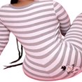 thumbnail image 3 of CNKOO Body à Manches Longues et Col Boutonné pour Femmes Rose S, 3 of 4
