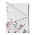 thumbnail image 2 of Eiffel Tower Soft Flannel Fleece Throw Blanket, Autumn Romantic Paris Historical Valentine's Day Umbrellas Doodle, Cozy Plush for Indoor and Outdoor Use, 50" x 60", Lilac Red Pale Blue, by Ambesonne, 2 of 5