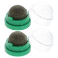 thumbnail image 1 of 2 bolas de menta para lamer para gatos, giratorias, de hierba gatera natural, caramelos de Actinidia Polygama, snacks para gatos, ayuda digestiva, golosinas para gatos (color aleatorio), 1 of 8