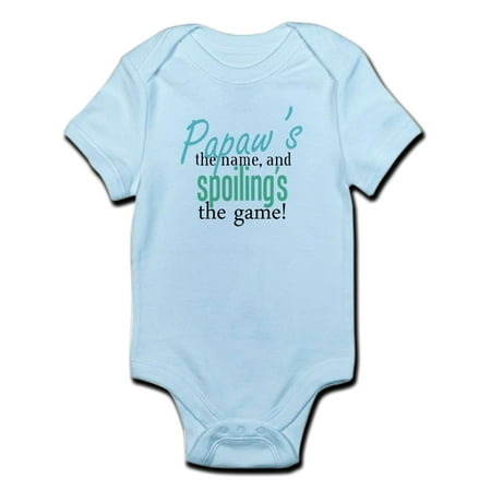 CafePress - Papaw's The Name! Infant Bodysuit - Baby Light