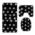thumbnail image 1 of JSDART Expression On Balloon 3 Piece Bathroom Rugs Set Bath Rug Contour Mat and Toilet Lid Cover, 1 of 2