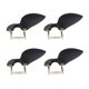 thumbnail image 1 of 4piezas 3/4 4/4 Soporte de Barbilla de Violin Madera con Soporte de Estandar Negro, 1 of 7