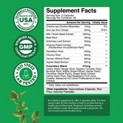 Natures Craft Liver Cleanse Detox & Repair with Milk Thistle Supplement, Lemon, 60 Gummies