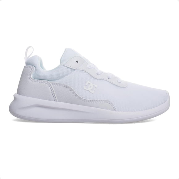 TENIS NIÑAS DC SHOES ADJS700097WW0 TEXTIL BLANCO
