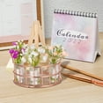 thumbnail image 4 of FRCOLOR storage box Rose Gold Metal Storage Basket for Cosmetics Snacks or Sundries Stainless Steel Multifunctional Practical,3.94"X3.94"X2.76", 4 of 5