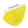 thumbnail image 4 of DPTALR Plastic Moon Shaped Yellow Lemon Block Realistic Fake Fruit Festival Decoration, 4 of 4
