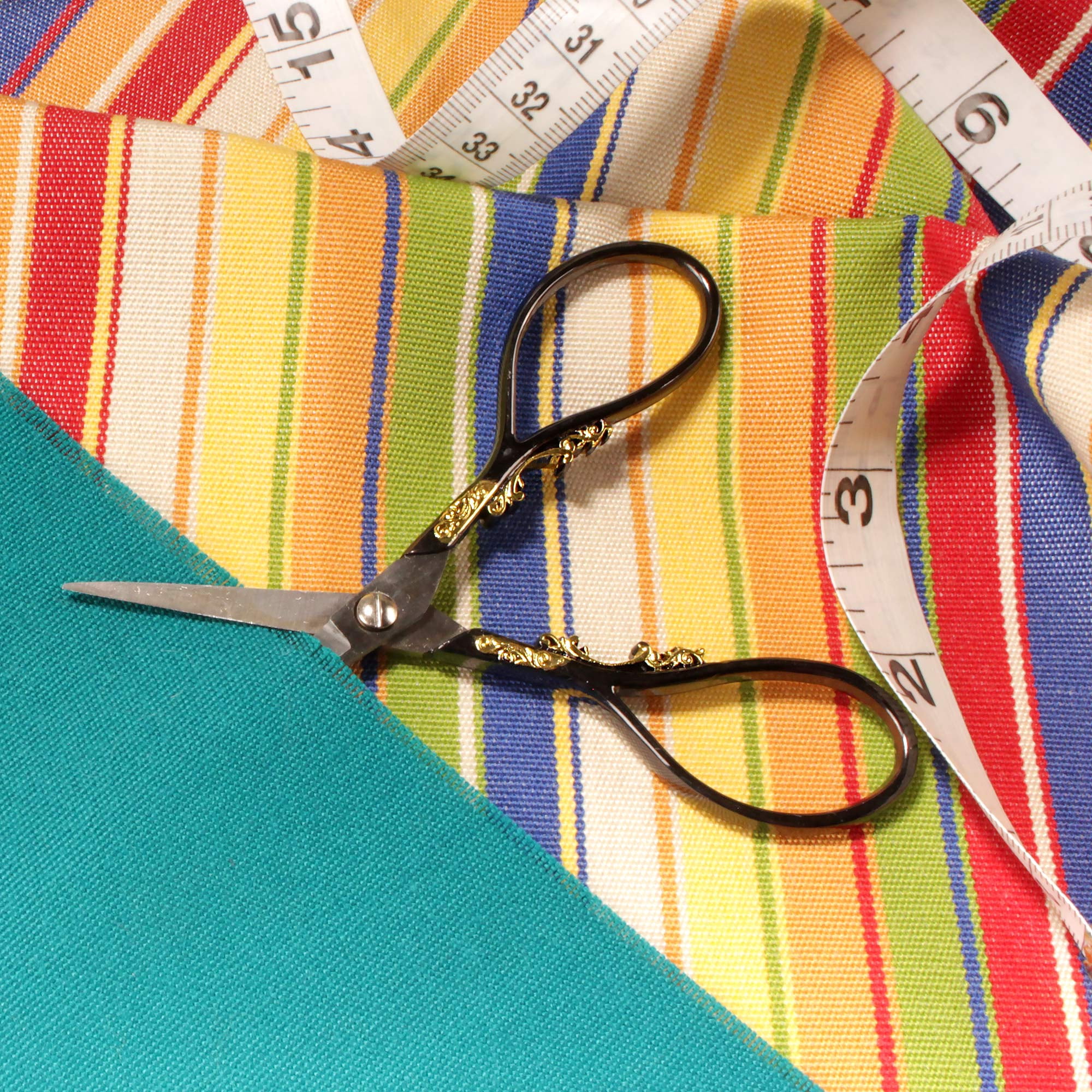 JubileeYarn Heirloom Craft Embroidery Scissors w/ Decorative Cast Handles Classic Scrollwork Motif - cs05 Assortment