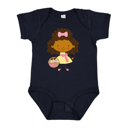 

Inktastic Easter African American Girl Gift Baby Girl Bodysuit