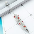 thumbnail image 5 of 6pcs Ballpoint Pen Bead Pen Smooth Writing Pen Rhinestones Fancy Pen 1.0mm Stationery Pen Glittering Beadable Pen, 5 of 9