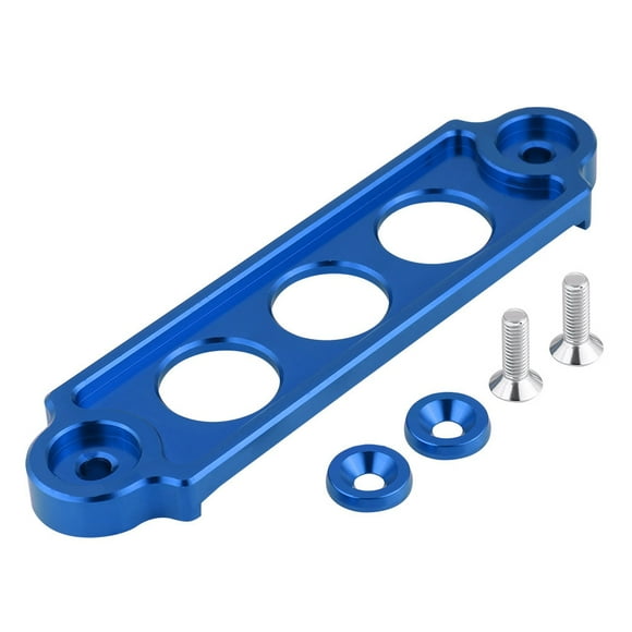 ZPSHYD Support d'arrimage de Batterie, Ensembles de Fixation de Batterie en Alliage d'aluminium compatibles avec CRX 1988-2000(Bleu)