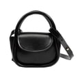 thumbnail image 1 of Minnieouse Bolsas para cadáveres cruz de cuero de PU marrón negro compactas y portátiles para un fácil acceso al color disponible Bolsas de mensajero y de hombro negro, 1 of 6