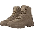 thumbnail image 2 of Men's Waterproof Work Boots with Side Zipper – Non Slip Orthopedic Hiking Shoes, Lightweight Tactical Combat Boot for Outdoor, Camping, Motorcycle & Work, 2 of 10