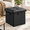 Black-13"D x 13"W x 13"H, variant on Black 43"D x 15"W x 15"H Fireproof Waterproof Storage Ottoman Bench with Lock
