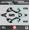 Teal, variant on Kalair GFX Graphics Kit for Honda CRF450R (2017-2020) Lightning Series