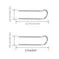 thumbnail image 5 of Metal U Pins 50pcs/100pcs/200pcs Patchwork Sewing Pin Quilting Craft, 5 of 12