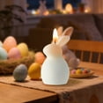 thumbnail image 3 of Easter Rabbit Scented Candle Aromatherapy Holiday Candlestick 4 Candle Holder Centerpiece Candle Centerpiece round Votive Candle Holders Dining Table Candle Holder Short Candle Holder Candle Holders, 3 of 5