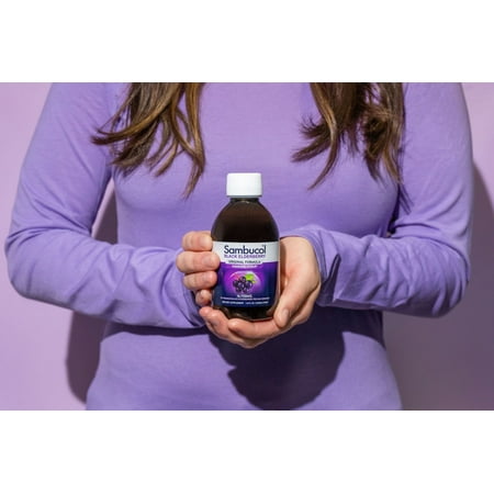 Sambucol Black Sambucus Elderberry Syrup, Immune Support, Liquid Syrup for Kids and Adults, 7.8 Oz