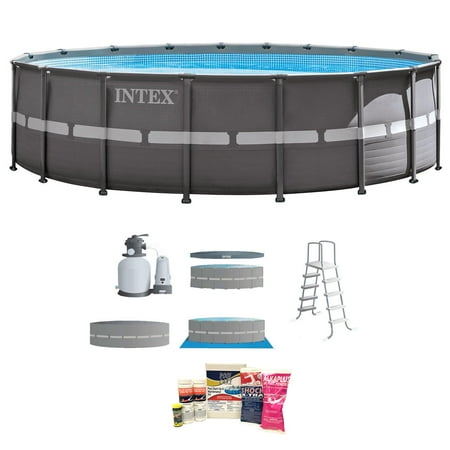 Intex 18' x 52" Ultra Frame Above Ground Pool w/ Pump ...