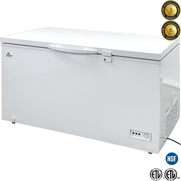 13 Cu. Ft. Chest Freezer, Deep Freezer, NSF 50" Commercial Chest Freezer, -11℉