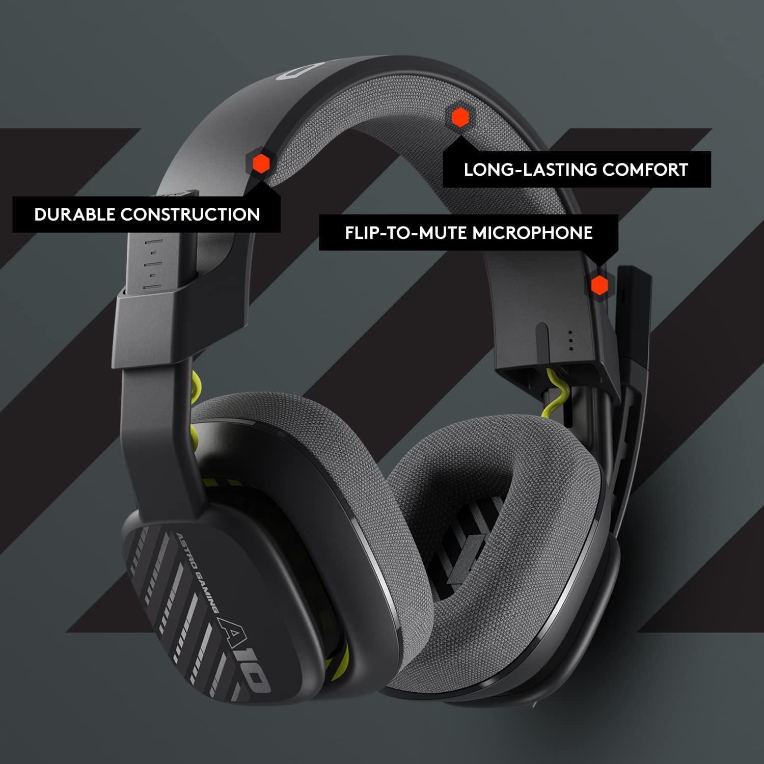 LOGITECH ASTRO GAMING A10 GEN 2 HEADSET PS BLACK, Enhanced sound quality