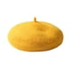 thumbnail image 1 of Boina cálida para niños Sombrero de lana para bebé Gorra de invierno al aire libre para niña Otoño Niños - Talla M (Amarillo), 1 of 6