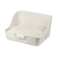 thumbnail image 3 of oshhni Bunny Toilet Box Pet Accessories Bunny Toilet for Squirrel Ferrets Hedgehog White, 3 of 9