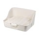 thumbnail image 3 of Caja de arena para cobayas, accesorios para mascotas, bandeja para orinal para animales pequeños de interior Blanco, 3 of 9