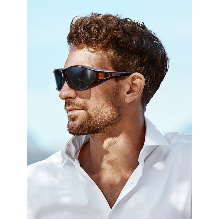 Mens Wrap Around Fashion Sunglasses Fishing Golf Running Sport Glasses