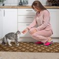 thumbnail image 3 of Paw Prints Kitchen Rugs Sets Of 2,Anti Fatigue Kitchen Mat Rugs Non Slip Washable,Decorative Kitchen Floor Mats for Kitchen,Sink,Laundry,17"x30"+17"x47", 3 of 7