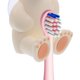 thumbnail image 3 of Copa de succión Ceptor de dientes Peque de dientes Medro Medido Cepillo de dientes de soporte de dientes de oso, 3 of 5